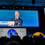 Mario Zanetti, presidente de Costa Cruceros, durante su intervención en la Convención Protagonisti del Mare (DeCruceros.es)