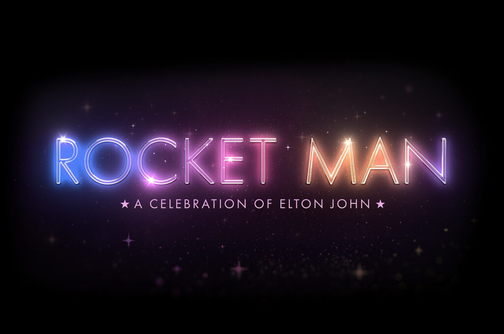 Logo oficial del espectáculo Rocket Man: A Celebration of Elton John en el Norwegian Luna