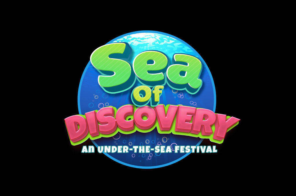 Emblema del festival infantil Sea of Discovery a bordo del Norwegian Luna