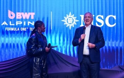 MSC WORLD EUROPA ACOGE EN BARCELONA LA PRESENTACIÓN DEL A526: EL NUEVO DISEÑO 2026 DE BWT ALPINE F1 EN UN EVENTO HISTÓRICO
