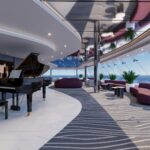 Lounge panorámico del MSC Yacht Club a bordo del MSC Magnifica