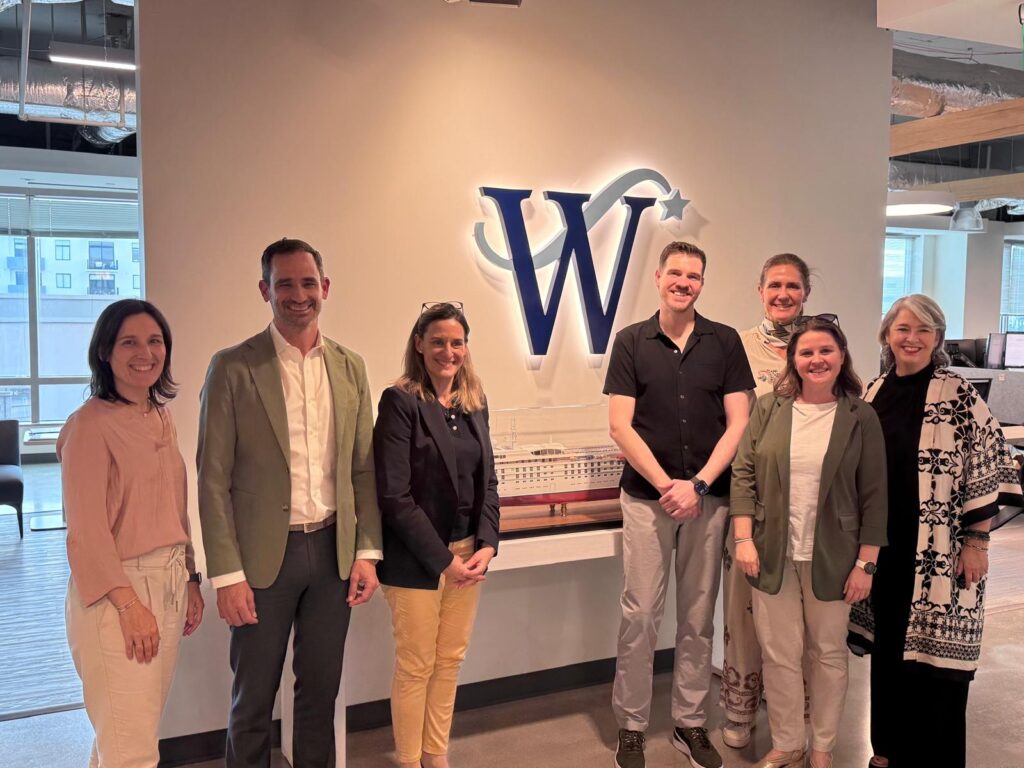 Encuentro profesional de la delegación de Málaga con los ejecutivos de planificación de itinerarios en la sede de Windstar Cruises en Miami