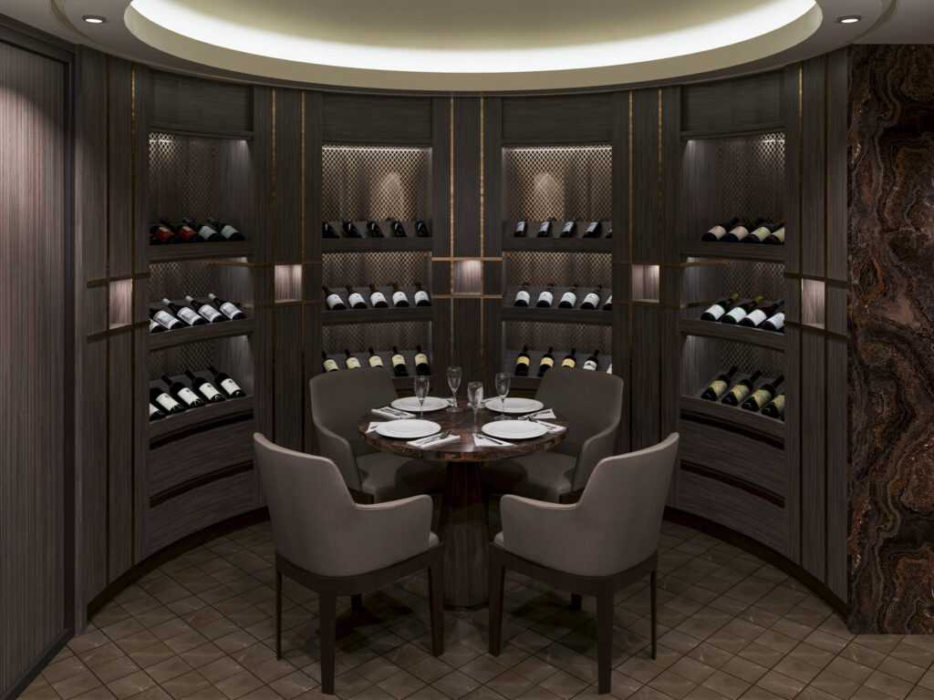 bodega vino cena privada crucero lujo