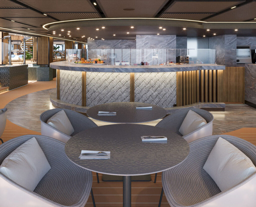 buffet diseño crucero premium